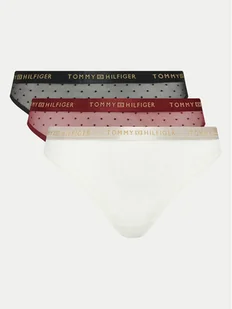 Tommy Hilfiger Komplet 3 par stringów UW0UW05534 Kolorowy - Majtki damskie - miniaturka - grafika 1