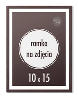 Ramki na zdjęcia - Ramka na zdjęcia 10x15 cm A6 Ramki 15x10 wenge stojąca z nóżką - miniaturka - grafika 1