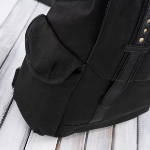 PLECAK MĘSKI NA LAPTOPA A4 ZE SKÓRY WEGAŃSKIEJ PAOLO PERUZZI E-03-MC - Torby na laptopy - miniaturka - grafika 3