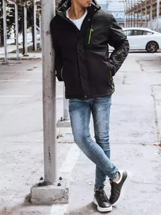 Kurtka męska zimowa czarna Dstreet TX4240-M - Kurtki męskie - miniaturka - grafika 1