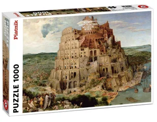Piatnik Puzzle 1000 - Brueghel. Wieża Babel - Puzzle - miniaturka - grafika 2