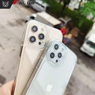 Etui do iPhone 15 Pro obudowa Case silikonowe przezroczyste ochrona aparatu osłona obiektywów Alogy Slim - Etui i futerały do telefonów - miniaturka - grafika 12
