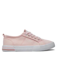 Buty dla dziewczynek - Tenisówki Pepe Jeans Brady Basic G PGS30604 Różowy - miniaturka - grafika 1