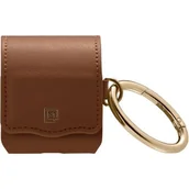 Akcesoria do słuchawek - Spigen Spigen La Manon Airpods Case Leather Brown 074CS26378 - miniaturka - grafika 1