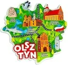 Magnesy - Magnes I love Poland Olsztyn ILP-MAG-C-MAZ-47 - miniaturka - grafika 1