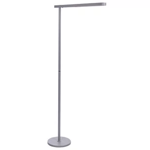 Lampa podłogowa LED metalowa srebrna PERSEUS - Lampy stojące - miniaturka - grafika 1