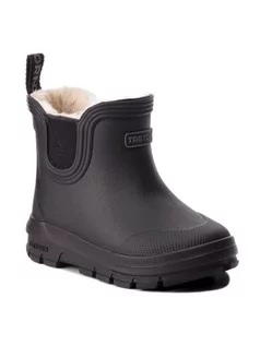 Buty dla dziewczynek - Tretorn Kalosze Aktiv Chelsea Winter 473379 Czarny - grafika 1