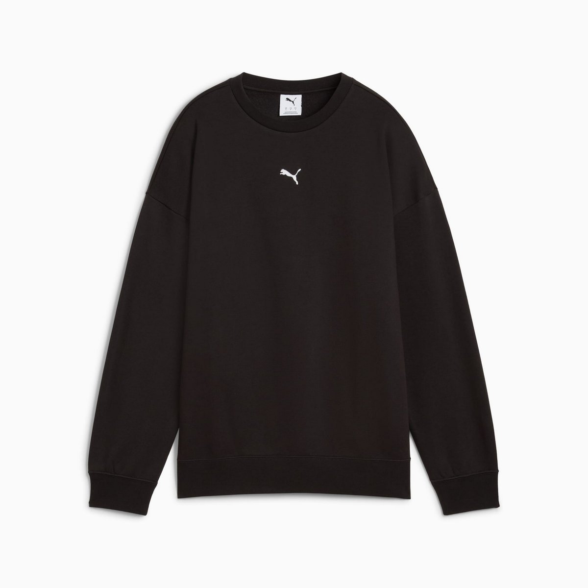 Bluza damska Puma ESS OVERSIZED CREW FL czarna 68540001 r XXS
