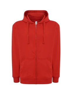 Bluza dresowa na zamek z kapturem męska czerwona roz.L - Bluzy męskie - miniaturka - grafika 1