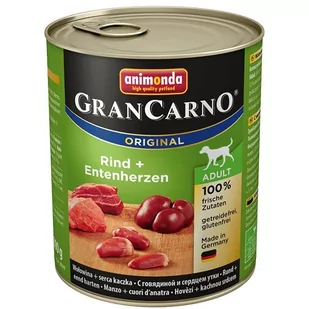 Animonda GranCarno Dorosłe Indyk + Kaczka 800g 1221 - Mokra karma dla psów - miniaturka - grafika 4