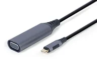 Adaptery i przejściówki - Gembird ADAPTER USB TYP-C DO VGA NA KABLU, KOLOR SZARY A-USB3C-VGA-01 - miniaturka - grafika 1