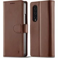 Etui i futerały do telefonów - Bizon Etui Case Wallet do Galaxy Z Fold4 ciemnobrązowe - miniaturka - grafika 1