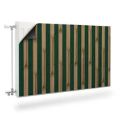 Dekoracje domu - Magnetyczna MASKOWNICA Na Grzejnik Imitacja Drewna Lamele 3D 80cm x 60cm - miniaturka - grafika 1