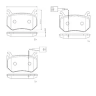 Klocki hamulcowe - Klocki hamulcowe - komplet BREMBO P 23 184 - miniaturka - grafika 1