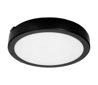 Lampy sufitowe - LED Plafon łazienkowy z czujnikiem NAIROS LED/24W/230V IP65 czarny +pilot - miniaturka - grafika 1