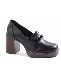 PÓŁBUTY RIEKER  - Y4150-00 BLACK - Rieker - Półbuty damskie - miniaturka - grafika 1