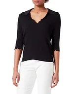 Swetry damskie - Taifun Sweter damski 372314-15110, czarny, 34, czarny, 34 - miniaturka - grafika 1
