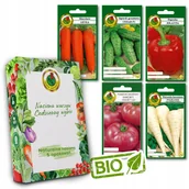 Nasiona i cebule - Nasiona warzyw ZESTAW PNOS POMIDOR OGÓREK PAPRYKA MARCHEW 5 OPAKOWAŃ - miniaturka - grafika 1