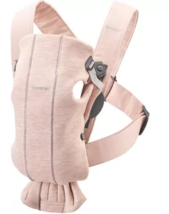 Babybjorn, Mini 3D Jersey, Nosidełko, Jasny Róż - Nosidełka dla dzieci - miniaturka - grafika 1