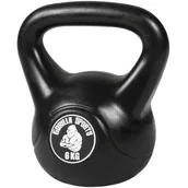 Kettlebell - Gorilla Sports Kettlebell 6kg Winylowe 100342-00006-0011 - miniaturka - grafika 1