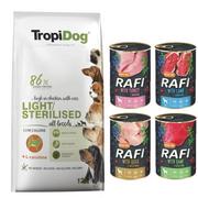 Tropidog Premiun Light/ Sterilised Chicken&Rice 12 kg