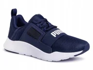 Buty sportowe męskie - Buty męskie Puma Wired Cage 371928-05 granatowe 45 - miniaturka - grafika 1