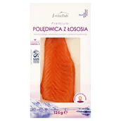 Ryby wędzone - ArcticFish Premium Polędwica z łososia atlantyckiego wędzona dymem z drewna bukowego 125 g - miniaturka - grafika 1