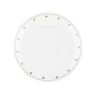Talerze - Talerz płytki Mystic gwiazdki 26,5 cm biały - miniaturka - grafika 1