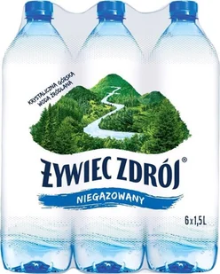 Woda Żywiec Zdrój Żywiec Zdrój Niegazowany Woda źródlana 1,5 l x 6 sztuk - Woda - miniaturka - grafika 1