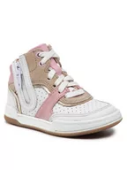 Buty dla dziewczynek - Clarks Sneakersy Fawn Peak T 261590046 Biały - miniaturka - grafika 1