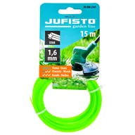 Akcesoria do kos i kosiarek - Żyłka Tnąca Do Kos I Podkaszarek 1,6 Mm 15 Mb Jufisto Ju-Zok-2161 Gwiazdka - miniaturka - grafika 1