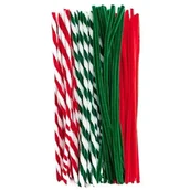 Zabawki kreatywne - Druciki kreatywne mix 30 cmx4 kolory 80szt - Dalprint - miniaturka - grafika 1