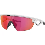 Okulary przeciwsłoneczne - Okulary rowerowe Oakley Sphaera - matte white/prizm field - miniaturka - grafika 1