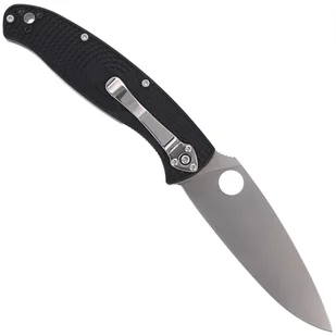 Nóż składany Spyderco Resilience Lightweight, Plain 8Cr13MoV (C142PBK) - Noże - miniaturka - grafika 3