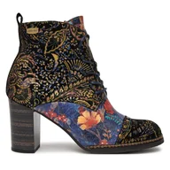 Botki damskie - Botki Laura Vita Elceao 21 Granatowy - miniaturka - grafika 1