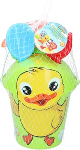 Zestaw wiaderko do piaskownicy piasku EDDY TOYS 29cm 5el - Zabawki do piasku - miniaturka - grafika 2