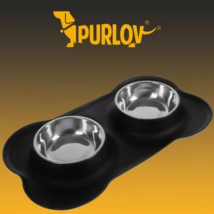 Miska podwójna- 450ml Purlov 21632 - Miski dla psów - miniaturka - grafika 4