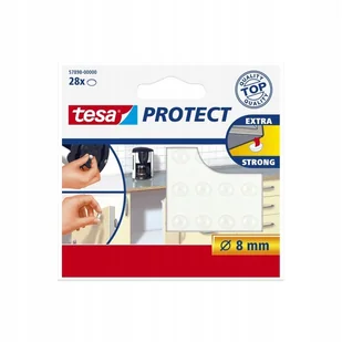Tesa Nóżki antywibracyjne 57898-00000-00 O) 8 mm przezroczyste - Inne akcesoria elektryczne - miniaturka - grafika 2