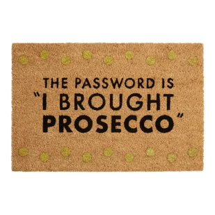 Wycieraczka z włókna kokosowego 40x60 cm Prosecco – Premier Housewares - Wycieraczki - miniaturka - grafika 1