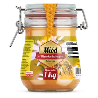 Zdrowa żywność - OstroVit Miód Wielokwiatowy Nektarowy - 1000g - miniaturka - grafika 1