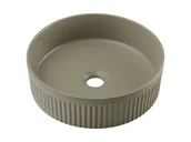 Umywalki - Umywalka nablatowa Comad Beyond 36x12 cm okrągła zielony mat - miniaturka - grafika 1