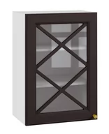 Meble kuchenne - Bristol Witryna Wisząca Gv-50 Czarny Mat - miniaturka - grafika 1