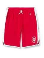 Spodenki damskie - Champion Legacy College Powerblend Bermudy szorty dziecięce, uniseks, Czerwony (College), 15-16 Lat - miniaturka - grafika 1