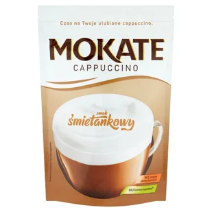 MOKATE SP. Z O.O. Mokate Cappucino Śmietankowe 110g torebka MOK.CAP.SMIETAN.110G - Kawa - miniaturka - grafika 1