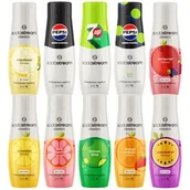 Syropy i koncentraty owocowe - 10x Syrop Do Saturatora Wody Sodastream 440ML Koncentrat MIX Smaków Zestaw - miniaturka - grafika 1