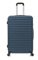 Walizki - Średnia walizka podróżna VIP ABS 24" DARK BLUE ATENY 3,8kg 66L odpin.kółka - miniaturka - grafika 1