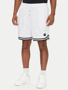 Jack&Jones Szorty sportowe Karl 12277554 Biały Loose Fit - Spodenki damskie - miniaturka - grafika 1