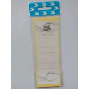Etykieta do segregatora samoprzylepna 55x155 mm 12 szt. - Segregatory - miniaturka - grafika 1