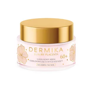 Dermika Luxury Placenta 60+ luksusowy krem odbudowująco-wygładzający na dzień i noc 50ml 109161-uniw - Kremy do twarzy - miniaturka - grafika 1