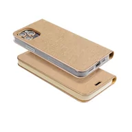 Etui i futerały do telefonów - Forcell Kabura LUNA Book Gold do HUAWEI P20 Lite złoty - miniaturka - grafika 1